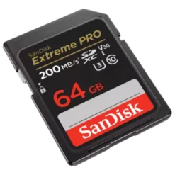 Sandisk Sd Memory Cards>Extreme Pro 64GB SDXC UHS-I 200MB/s Memory Card - V30