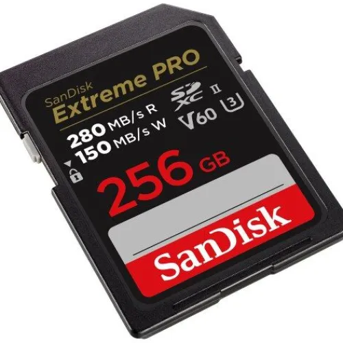 SanDisk Sd Memory Cards>Extreme Pro 256GB SDXC UHS-II 280MB/s Memory Card - V60