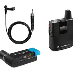 Sennheiser Wireless Audio|Microphones>AVX-ME2 SET Digital Camera-Mount Wireless Omni Lavalier Microphone System - 1.9 GHz
