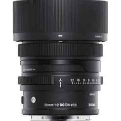 Sigma Sony Fe-Mount|Sony E-Mount>35mm f/2 DG Contemporary Lens for Sony E Mount - Black