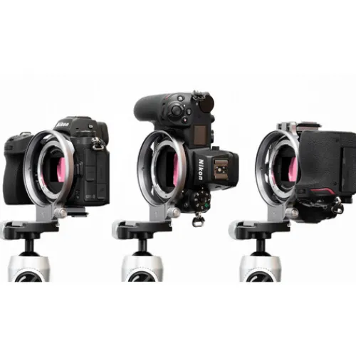 Silence Corner L-Brackets>Atoll D Rotating Camera Collar for Select DSLR Cameras - Silver