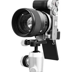 Silence Corner L-Brackets>Atoll S Rotating Camera Collar for Select Sony Mirrorless Cameras - Silver