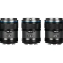 Sirui Fujifilm X-Mount>Sniper f/1.2 APSC Auto-Focus Lens Set for Fujifilm X mount - Black/Carbon