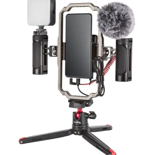 Small Rig Vlogging Kits>SmallRig 3384C All-in-One Smartphone Mobile/Vlogging Video Kit