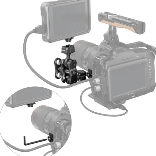 SmallRig Tripod Heads>Drop-in HawkLock mini Magic Arm with Quick Release Ball Head 3515C