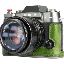 SmallRig Compact Camera Bags>Leather Half Case Kit for FUJIFILM X-T50 (Green) 4711