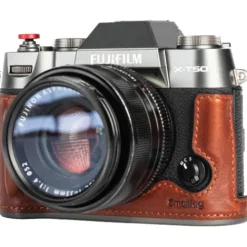 SmallRig Compact Camera Bags>Leather Half Case Kit for FUJIFILM X-T50 (Brown) 4710