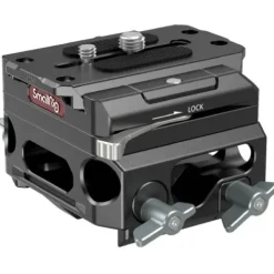 SmallRig Camera Cages & Rigs>Lightweight Bottom Mount Plate with Dual 15mm Rod Support System (Magnesium Alloy) 3067