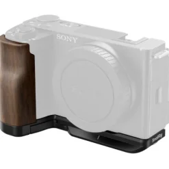 SmallRig L-Brackets>L-Shape Mount Plate with Wooden Handle for Sony ZV-E10 II 4864