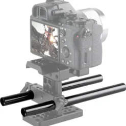 SmallRig Camera Cages & Rigs>15mm Black Aluminium Alloy Rod (M12-200mm / 8in) (2pcs) 1051