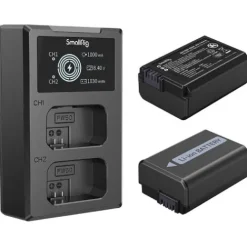SmallRig Battery Chargers & Plates>NP-FW50 Camera Battery and Charger Kit 3818