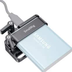 SmallRig Camera Cages & Rigs>Samsung T5 SSD Mounting Clamp for BMPCC 4K / 6K and Z CAM Cages 2245B