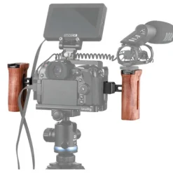 SmallRig Camera Cages & Rigs>Wooden Side Handle with NATO Clamp