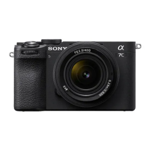 Sony Mirrorless Cameras>A7C II with FE 40mm f/2.5 G Lens - Black
