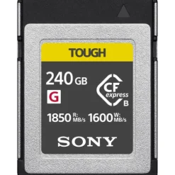 Sony Cfexpress Memory Cards>Tough 240GB CFexpress Type B 1850MB/s Memory Card