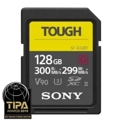 Sony Sd Memory Cards>Tough 128GB SDXC UHS-II 300MB/s Memory Card - V90