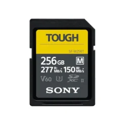 Sony Sd Memory Cards>Tough 256GB SDXC UHS-II 277MB/s Memory Card - V60