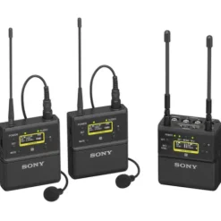 Sony Wireless Audio>UWP-D27CE42 2-Person Camera-Mount Wireless Omni Lavalier Microphone System