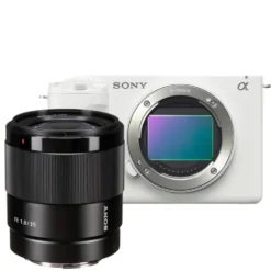 Sony Mirrorless Cameras>ZV-E1 Mirrorless Camera with FE 35mm f/1.8 Lens - White