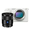 Sony Mirrorless Cameras>ZV-E1 Mirrorless Camera with Sonnar T* FE 55mm f/1.8 ZA Lens - White
