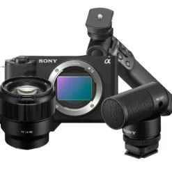Sony Mirrorless Cameras>ZV-E1 Vlogging Kit with FE 85mm f/1.8 Lens - Black