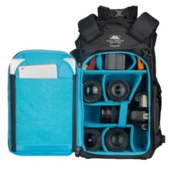 Summit Creative Backpacks>Tenzing 30L Medium Roll Top Camera Backpack - Black