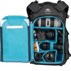 Summit Creative Backpacks>Tenzing 25L Medium Zip Top Camera Backpack - Black