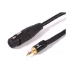 Swamp Audio Cables & Adapters>Microphone Cable XLR (mono female) to 3.5mm Stereo Jack - 3.5mm-150cm