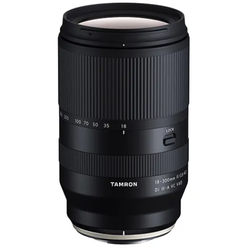 Tamron Sony E-Mount>18-300mm F/3.5-6.3 Di III-A VC VXD Lens - E-Mount