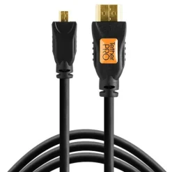 Tether Tools Cables & Connectors>TetherPro HDMI Micro To HDMI 2.0 1m Black