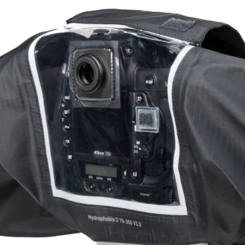 Think Tank Rain & Weather Covers>Hydrophobia Rain Cover for DSLR with a 70-200mm f/2.8 or Similar
