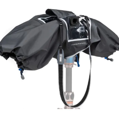 Think Tank Rain & Weather Covers>Hydrophobia Rain Cover for CSC with a 24-70mm f/2.8 or Similar