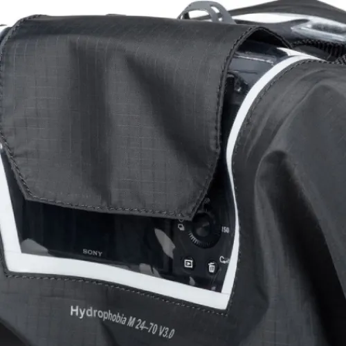 Think Tank Rain & Weather Covers>Hydrophobia Rain Cover for CSC with a 24-70mm f/2.8 or Similar
