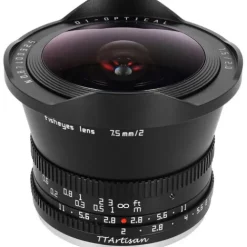 TTArtisan Sony E-Mount>7.5mm f/2 Fisheye Lens for Sony E Mount - Black