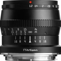 TTArtisan Canon Eos Rf Mount>50mm f/1.2 Lens for Canon RF Mount - Black
