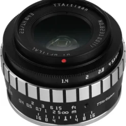 TTArtisan Fujifilm X-Mount>23mm f/1.4 Lens for Fujifilm X Mount - Black with Silver