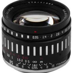 TTArtisan Fujifilm X-Mount>35mm f/0.95 Lens for Fujifilm X Mount- Black with Silver