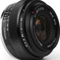 TTArtisan Fujifilm X-Mount>50mm f/2 Lens for Fujifilm X Mount - Black