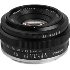 TTArtisan Fujifilm X-Mount>25mm f/2 Lens for Fujifilm X Mount - Black