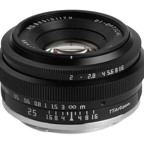 TTArtisan Micro Four Thirds Mount>25mm f/2 Lens for Micro Four Thirds - Black