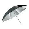 Generic Reflectors, Softboxes & Umbrellas>Umbrella Reflector – Black and Silver 110 cm