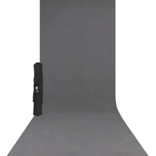 westcott Reflectors, Softboxes & Umbrellas>X-Drop Kit Inc Neutral Grey Sweep Background 1.5m x 3.7m