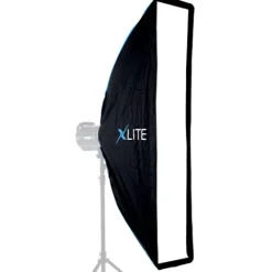 Xlite Reflectors, Softboxes & Umbrellas>30x140cm Pro Umbrella Strip Softbox + Grid & Mask for Elinchrom