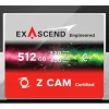 Z Cam Cfast 2.0 Memory Cards>ExAscend 512GB CFast 2.0 520MB/s Memory Card