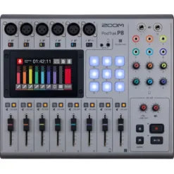 Zoom Audio Recorders & Accessories>PodTrak P8 Portable Multitrack Podcast Recorder